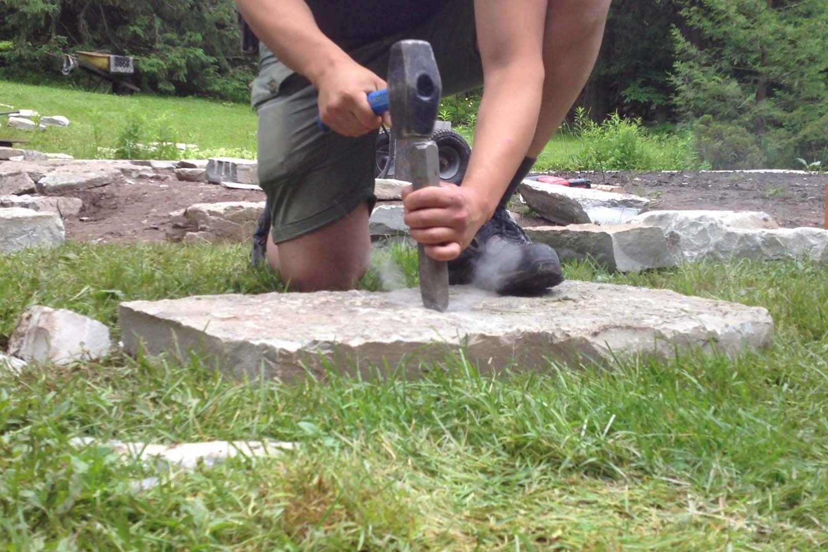 drystone formwork